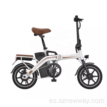 Bicicleta eléctrica plegable HIMO Z14 de dos plazas 350w